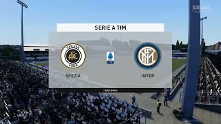 FIFA 21 SPEZIA VS INTER MILAN SERIE A PREDICTION [upl. by Ahseina742]