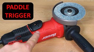 Tool Review Bauer Paddle Trigger Angle Grinder [upl. by Snider]