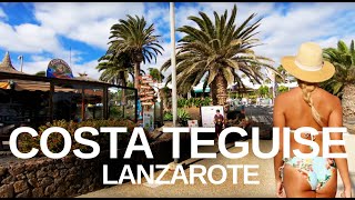 4K Virtual Tour of Costa Teguise Lanzarote what to see in one day [upl. by Krishna]