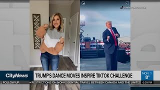 Trumps dance moves inspire TikTok challenge [upl. by Marrin984]