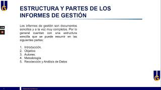 Elaboración de Informes de Gestión [upl. by Inohs]