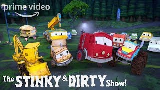 The Stinky and Dirty Show Season 2 Part 3  Clip Honk Youre It  Prime Video Kids [upl. by Ozneral485]