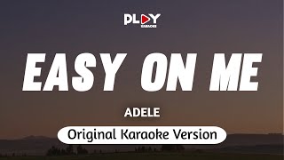 Adele  Easy On Me Karaoke Version [upl. by Aikehs687]