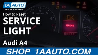 How to Reset Service Light 0409 Audi A4 [upl. by Basset]