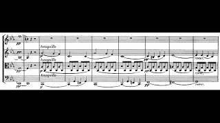 Mendelssohn String Quartet No1 Op12 Score [upl. by Aisatsana]