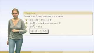 Matrices  partie 6  matrices triangulaires transposition trace matrices symétriques [upl. by Marje660]