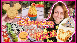 Disneyland Paris Snacks  ULTIMATE Guide [upl. by Nahgrom722]