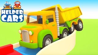 Helper Cars and Trucks for Kids The Big Dump Truck  Car Cartoons amp Toddler Learning Videos [upl. by Peggy938]