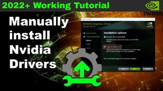 How to Properly Install Nvidia Drivers  Manual Install amp Everything Explained [upl. by Annaehs128]