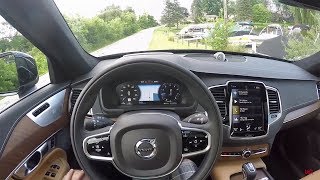 2018 Volvo XC90 T6 AWD Inscription  POV Test Drive amp Review [upl. by Ueihtam]