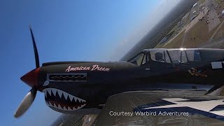 What its like to fly the Curtiss P40 Warhawk [upl. by Chansoo]