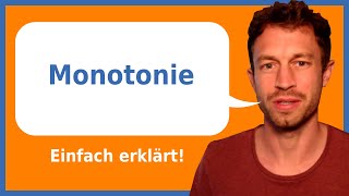 Monotonie  Funktion auf Monotonie untersuchen einfach erklärt  Herr Locher [upl. by Akinor333]