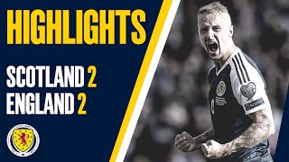 Leigh Griffiths Scores TWO Incredible Free Kicks  Scotland 22 England  Highlights [upl. by Zarah]