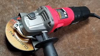 Harbor Freight Bauer 412quot Angle Grinder Review [upl. by Gally]