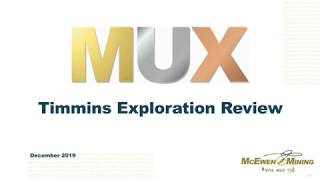 McEwen Mining Black Fox Complex Webinar [upl. by Faux]