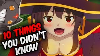 10 Things You Didn’t Know About Megumin  KonoSuba Facts amp Trivia [upl. by Allecnirp854]