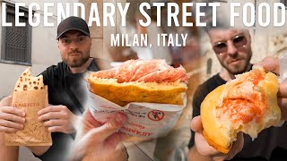 BEST Italian Street Food in Milan  TOP 3 dishes you MUST eat [upl. by Emerej]