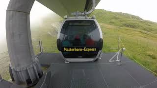 Switzerland  Gondola  Zermatt to Klein Matterhorn [upl. by Nywra163]