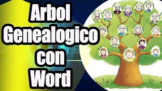 Como hacer un árbol genealógico en Word [upl. by Eneg511]