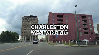 Charleston West Virginia  4K Downtown Tour [upl. by Anadal]