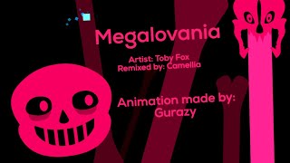 Megalovania  Toby Fox Remix by Camellia Animation made by Gurazy [upl. by Eilyab972]