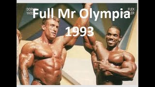 MR OLYMPIA 1993 Dorian Yates Flex Wheeler [upl. by Wetzel608]