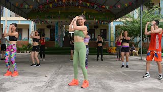 23 Minute Exercise Routine To Lose Belly Fat  Zumba Class [upl. by Ahsimal]