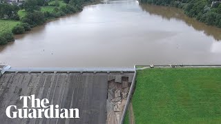 Dam at Whaley Bridge in Peak District threatens to burst [upl. by Moule]