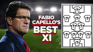 Fabio Capellos Best XI Football Players [upl. by Gariepy]