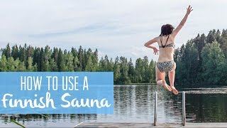 Our first traditional Finnish sauna experience [upl. by Maidel]