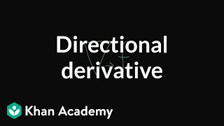 Directional derivative [upl. by Tamsky]