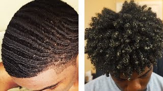 1 Year Hair Transformation Mens 1 Year Natural Hair Growth Journey Type 4 Hair [upl. by Asaph]