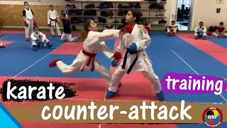 counter attack karate Training Techniques [upl. by Merete]