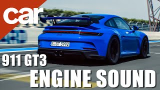 NEW 2021 Porsche 911 GT3 Engine Sound  PURE NOISE [upl. by Bonney]