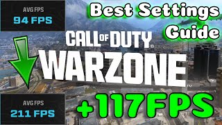 BEST Warzone MW3 MWZ PC Graphics Settings Guide Optimize MAX FPS and Visibility [upl. by Willette]