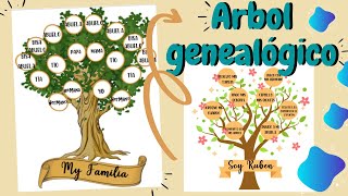 🌳 Como hacer ÁRBOL GENEALÓGICO en Word [upl. by Limaj]