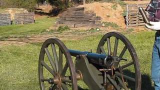 Shooting the Hotchkiss 2Pounder Mountain Gun [upl. by Adohr572]