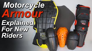 Motorcycle Armour Explained For New Riders [upl. by Lucky]