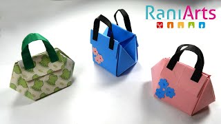 BOLSA DE PAPEL  ORIGAMI  Paso a paso [upl. by Norval110]