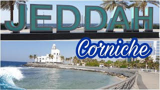 JEDDAH CORNICHE  Jeddah Waterfront  Corniche Tour Saudi Arabia [upl. by Lunt]