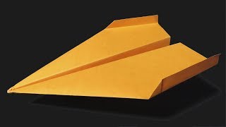 como hacer un avión de papel fácil que vuela mucho y lejos paper airplane [upl. by Iahc]