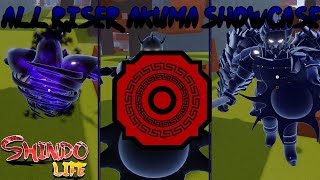 Shindo Life Riser Akuma Showcase  Full Spirit [upl. by Iturk]