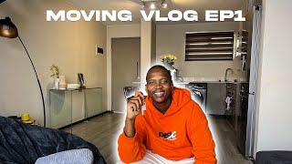 Move in Vlog  Empty Apartment Tour  Cleaning  Unpacking [upl. by Cerellia]