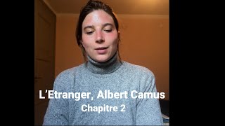 LEtranger Albert Camus  Chapitre 2  Lecture Hélène Caipora [upl. by Anorahs]