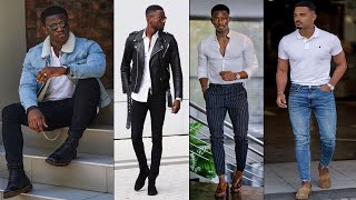 Black Men Fashion 2023  Black Skin Men Outfits Ideas 2023  Mens Fashion 2023  Black Men Style [upl. by Selinski252]