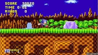 Sonic 1  Green Hill Zone [upl. by Eceinert]