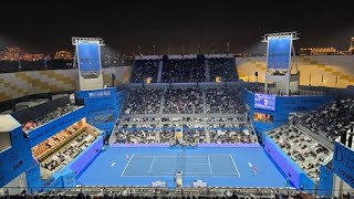 ATP Qatar Open 2025 semifinal Rublev v AugerAliassime [upl. by Ortensia239]