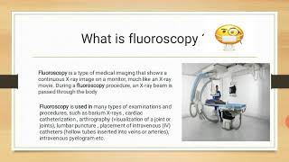 What is fluoroscopy [upl. by Acina]