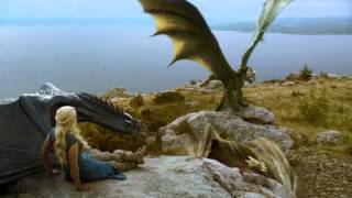 Daenerys Dragons Fight Full Scene S04 E01 [upl. by Trent387]