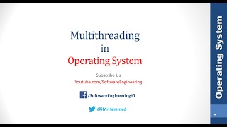 Single threading and multithreading  operating system [upl. by Keyser533]